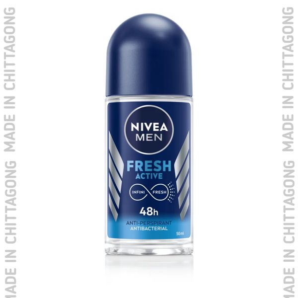 NIVEA MEN Fresh Active Anti-Perspirant roll - on