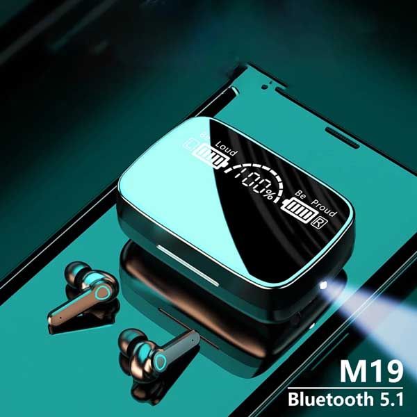 M19 Earbuds TWS Earphone Intelligente Touch