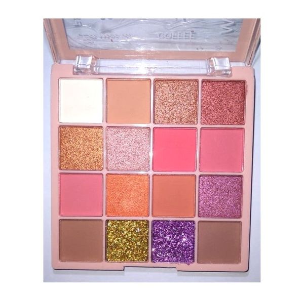 16 Color Eyeshadow Palette Lameila Glitter Diamond Sequin - Image 2