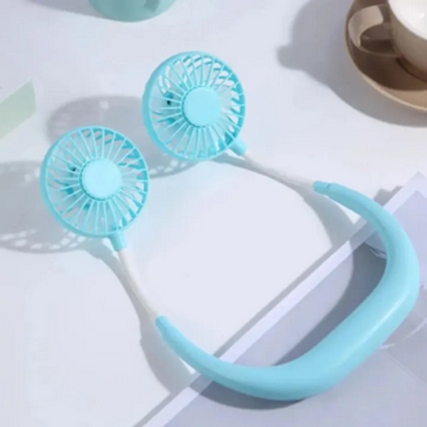 Neck Fan Portable 2000 mAh Rechargeable With USB (Neck Fan / Kitchen Fan / Sports Fan) - Image 3