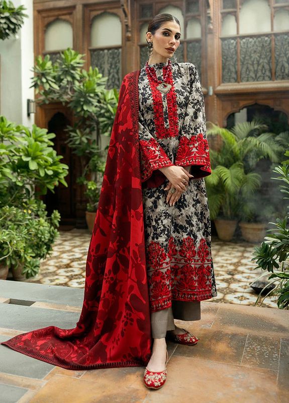 Printed Embroidered Lawn
