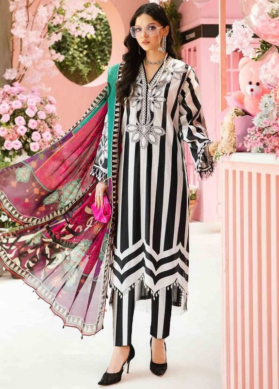 Printed Embroidered Lawn