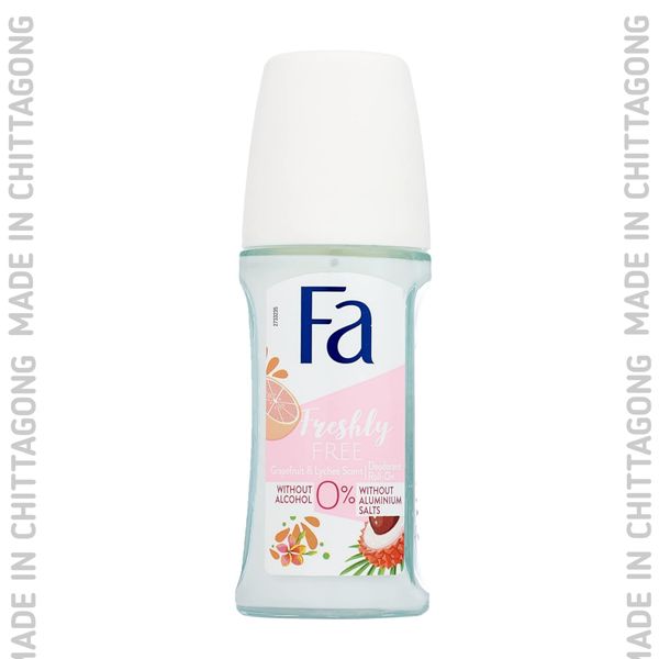 Fa Roll On Deodorant with Grapefruit and Lychee Scent for Women - 50 ml