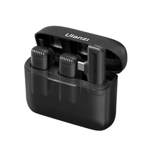 Ulanzi J12 Dual Wireless Microphone for Android With Charging Case For Type-C