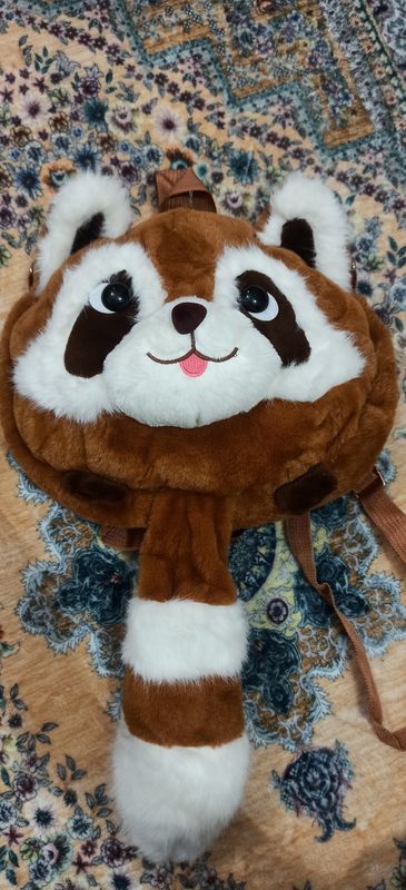 Cute Soft Plush Animal Backpack for Kids – Brown Panda Bag