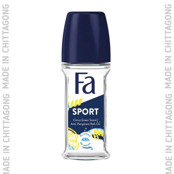 Fa Sport Men Roll On 50ml Deodorant ​48H Fragrances