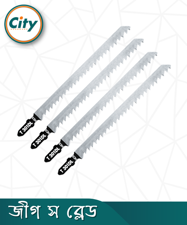 ৫ পিস জিগ স ব্লেড ১৩২ মিমি T301DL HCS টি-শ্যাঙ্ক জিগ স ব্লেড কাঠ বাঁকা কাটার জন্য উপযুক্ত