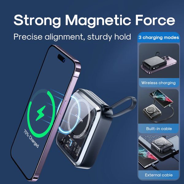 Joyroom JR-L006 IcySeries 22.5W, 10000mAh Magnetic Wireless Power Bank