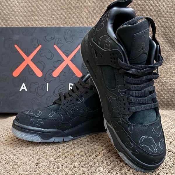 Kaws X Jordan 4 Retro Black (1:1)