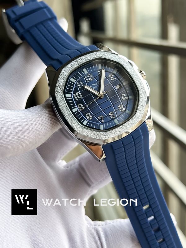 PATEK AQUANAUT SILVER & BLUE