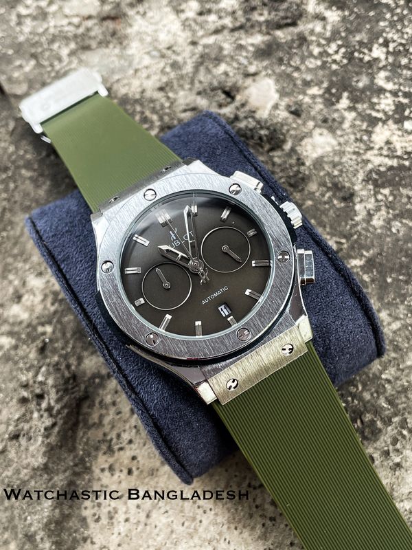 HUBLOT CLASSIC FUSION SILICONE GREEN