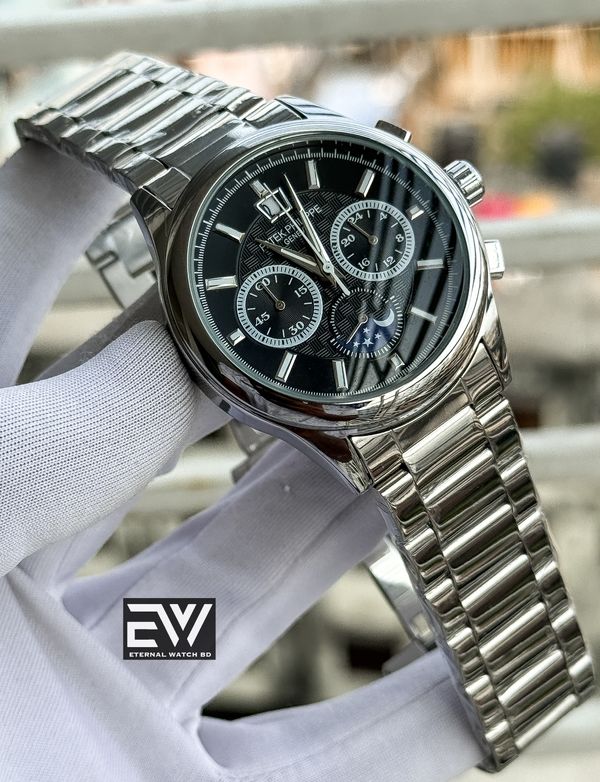 PATEK BLACK DIAL WHITE SUB