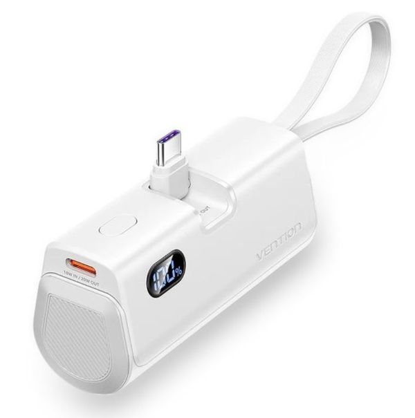Vention 4800mAh Power Bank 22.5W – White