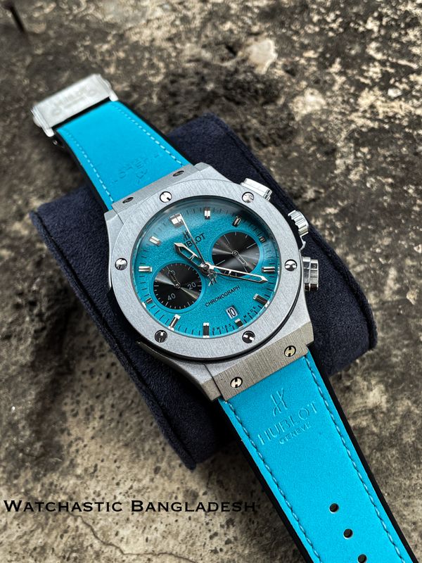 HUBLOT CLASSIC FUSION SILVER CASE TIFFANY BELT TIFFANY DIAL V2