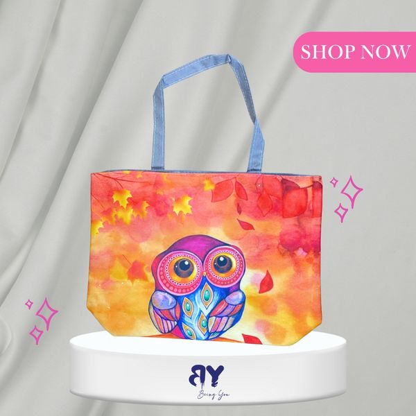 2025 Trendy Canvas Tote Bag – Women’s Multi-Color Print Shoulder Bag | High Capacity, Lightweight & Washable | Custom Pattern Design