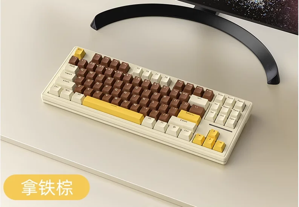 XINMENG M87 PRO Wired ICE BLUE BACKLIT Gasket Mounted Hot-Swappable Mechanical Keyboard