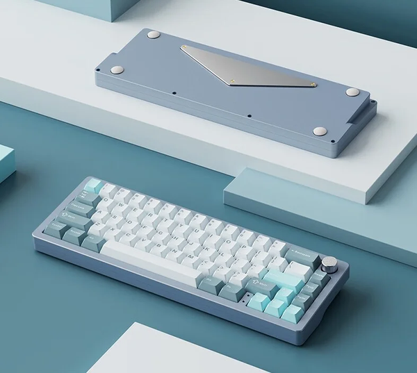 XINMENG A66 Aluminium Alloy Keyboard - Blackplum Switch