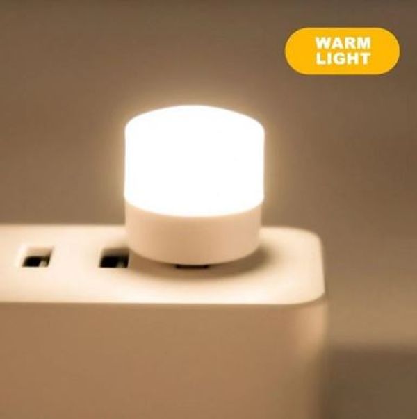 USB Mini LED Night Light (5pcs Pack, Warm)