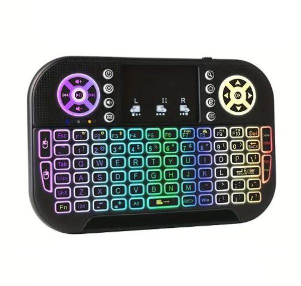 GearUP MK20 2.4GHz + Wireless Dual Mode RGB Backlit Rechargeable Mini Portable Keyboard With Touchpad