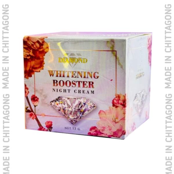 Diamond Whitening Booster Night Cream (Made In Thailand) - 15 gm