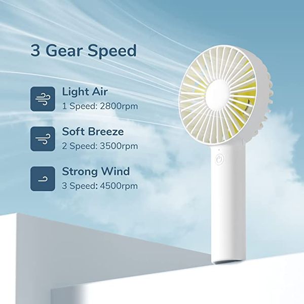 JISULIFE FA21 Handheld Portable Fan