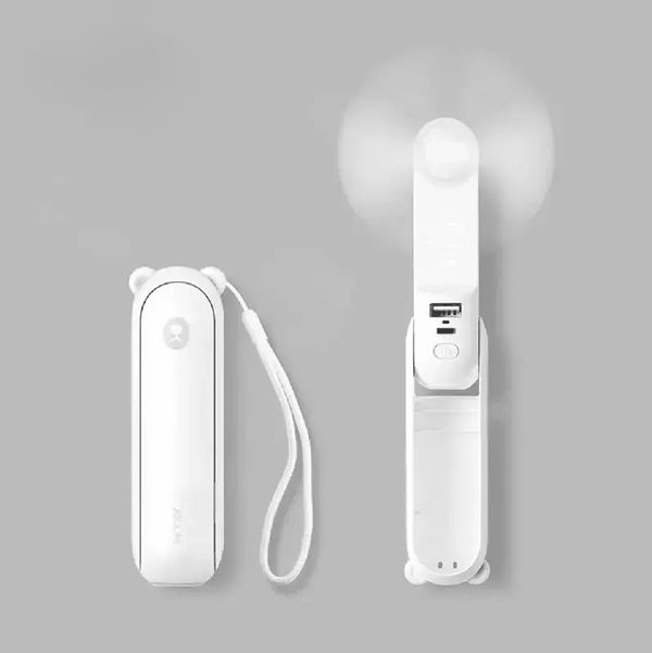 JISULIFE F8X Mini Fan Portable Fan & Power Bank (Upgrade Version)