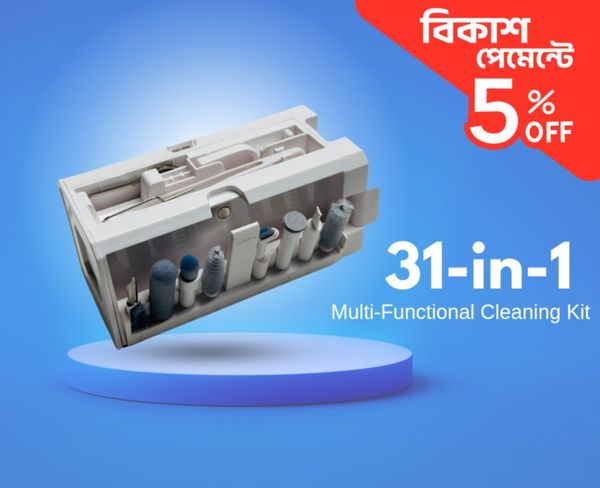 32-in-1 Multi-Functional Cleaning Kit – White