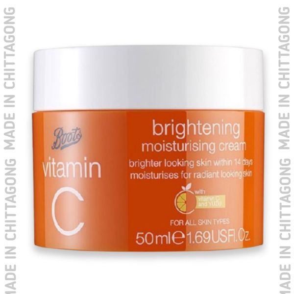 Boots Vitamin C Brightening Moisturising Cream 50ml