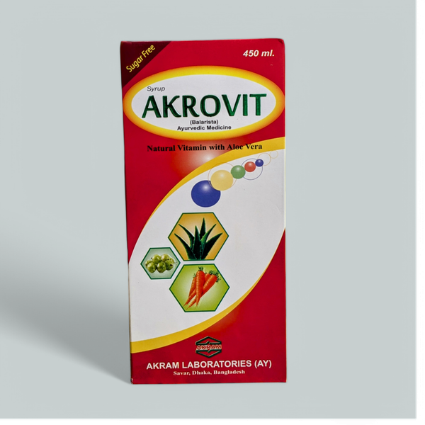 Akrovit 450 ML (স্বাস্থ্য মোটা হবার ভিটামিন)