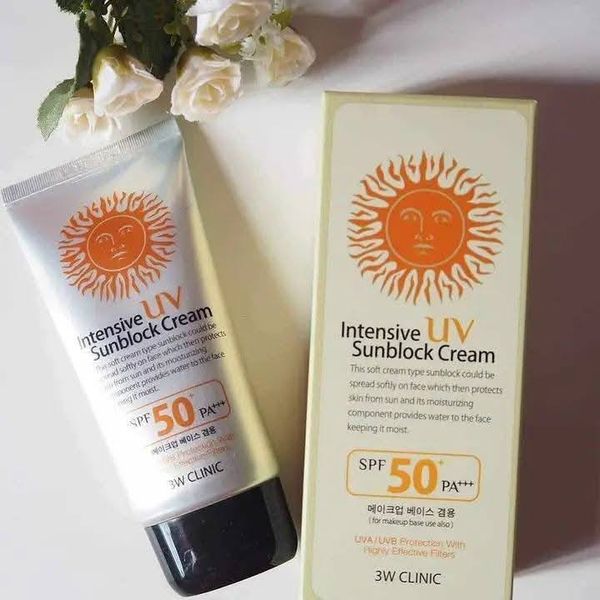 3W Clinic Intensive UV Sunblock Cream SPF 50+PA+++ 70ml