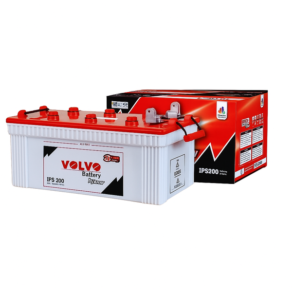 200AH VOLVO Supreme Rechargeable Lead Acid IPS Battery