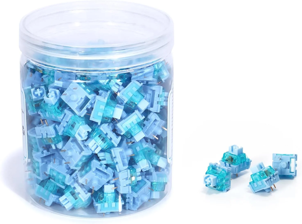 Attack Shark Jelly Blue Tactile Switches Factory Lubed