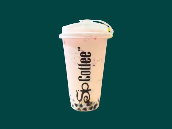 Strawberry Boba Milk