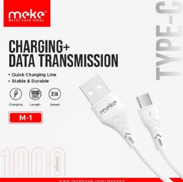 Meke M1 Type-C Charging Data Cable .