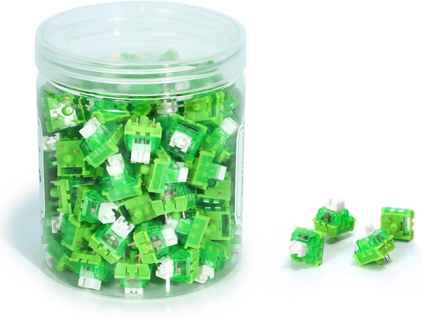 Attack Shark Jelly Green Switches Factory Lubed