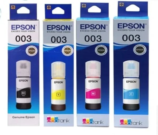 Original Epson 003 ink 1set =2600/-