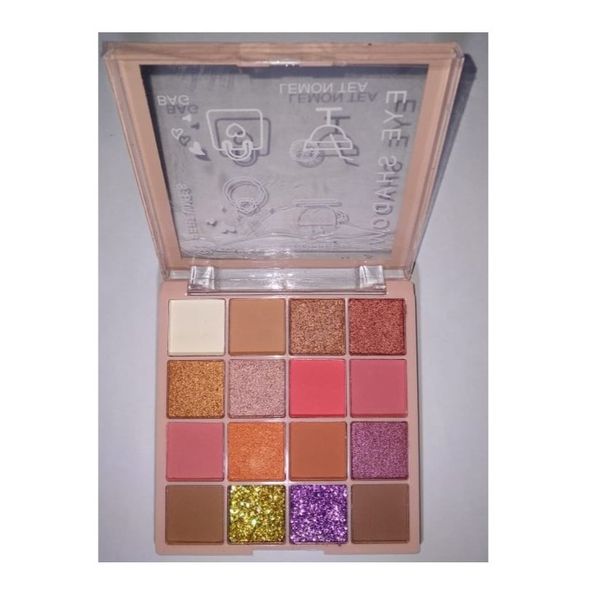 16 Color Eyeshadow Palette Lameila Glitter Diamond Sequin - Image 3