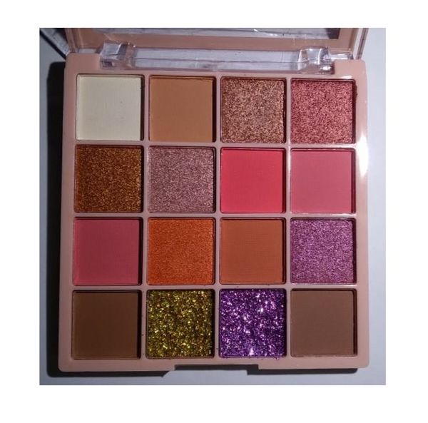 16 Color Eyeshadow Palette Lameila Glitter Diamond Sequin - Image 4