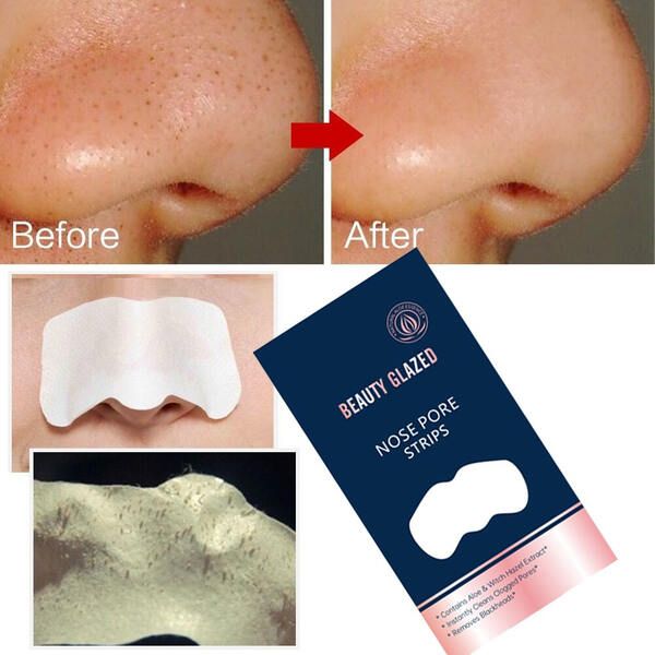 Beauty Glazed Nose Pore Strips 10 pcs