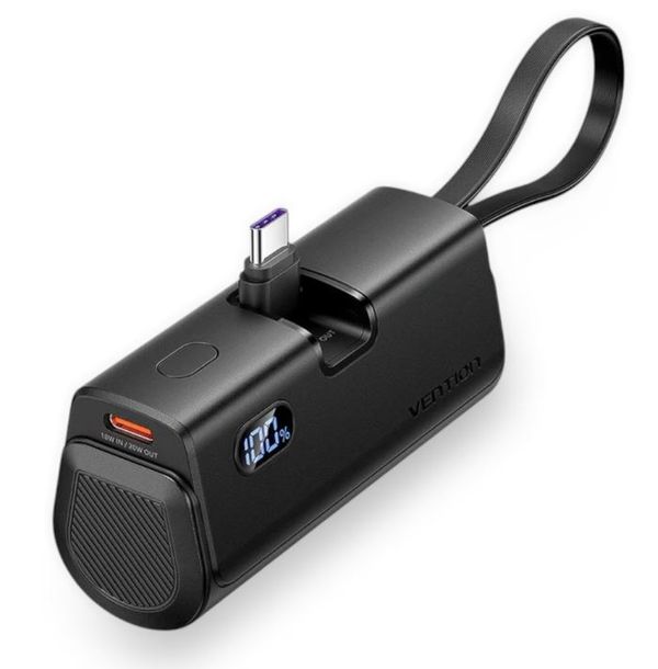 Vention 4800mAh Power Bank 22.5W – Black