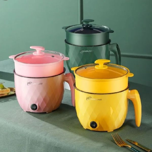 Multifunctional Mini Electric Rice Cooker – 1.8L Non-Stick Cooking Pot – Portable & Easy-to-Use Electric Cooker