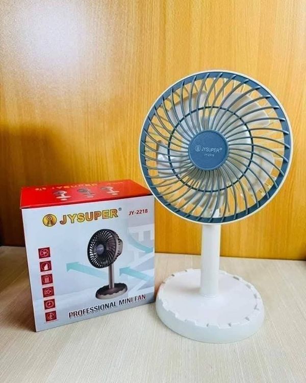 JYSUPER JY-2218 Rechargeable Portable Table / Desk Fan(M-036)