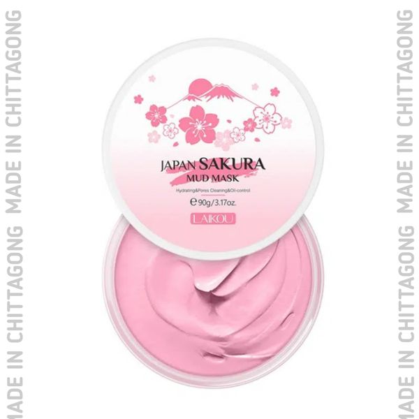 Laikou Sakura Mud Mask – 90g