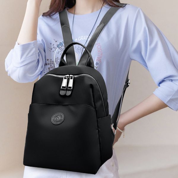 2025 New Hot Women's Backpacks Designer High Quality Soft Nylon Simple Fashion Bag - Image 3