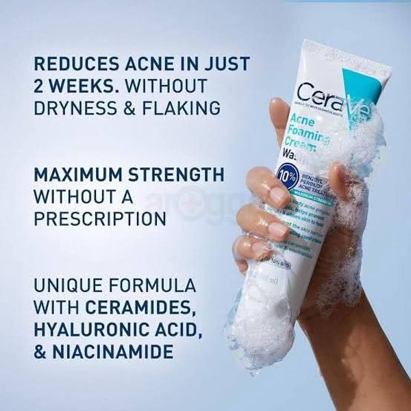 CeraVe Acne Foaming Cream Cleanser 100ml
