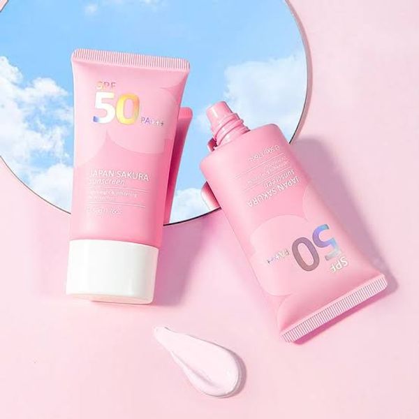 Laikou Japan Sakura Sunscreen SPF 50 PA+++ 50g