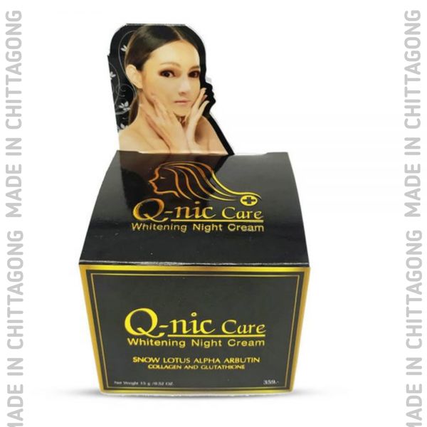 Q-nic Care Whitening Night Cream - 15g