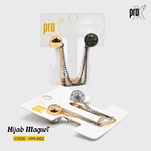 ProX High Quality Strong Magnetic Hijab Pin_HM-002 ( 2pcs )