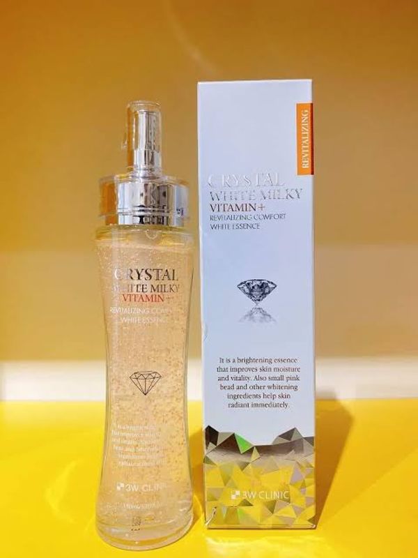 3W Clinic Crystal White Milky Vitamin+Revitalizing Comfort White Essence 150ml