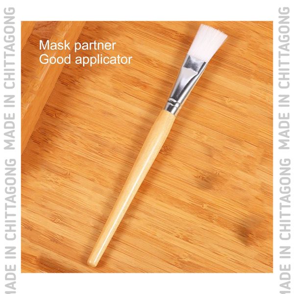 Professional Facial Face Mask Brushes Mud Mask Mixing Brush Skin Care Cosmetic Tool with Wooden Handle Women Facial Care Tool